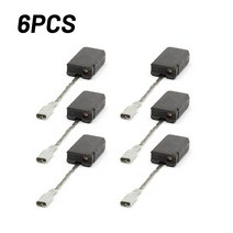 공구 보쉬 GWS 1000 1100 1400 10 11 14 15-125 전동 용 카본 브러쉬 5x10x17mm 흑연 브러시 모터 부품 변경 6 피스