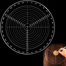 측정검사round center clear acrylic finder creative lathe work compass circle gauge 가공 도구 나무 선반 찾기 드로잉