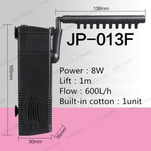 가정용산소발생기 SUNSUN 3-in-1 내장 필터 정수기 산소 농축 수족관 탱크 흐름 생성, [06] JP-013F