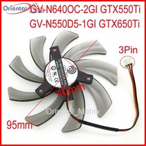 PLD10010S12H 12V 0.30A 95mm Gigabyte GV-N640OC-2GI GTX550Ti GV-N550D5-1GI 그래픽 카드 냉각 팬, 01 없음 RGB_01 GRAY