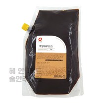 짜장떡볶이 2kg 업소용 분식소스 떡볶이양념장 대용량, 푸드공방짜장떡볶이소스, 상품선택