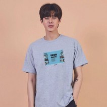 키밍 여행 travel 캠핑카 여행반팔코디 편한반팔, 반팔티셔츠_블랙 / XL