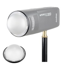 Godox AK-R11 돔 디퓨저 플래시 확산 볼 미니 사진 교체 부품 H200R V1 Yongnuo 원형, 한개옵션0