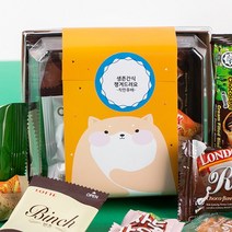 어린이집 유치원 생일 답례품 학교 단체 선물 한가득 알찬 간식 세트 댕댕이, 1개, 1I4M_한가득 알찬간식세트 댕댕이