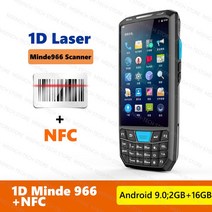 판매 안드로이드 핸드 터미널 PDA 하니웰 바코드 스캐너 1D 레이저 QR 휴대용 데이터 수집기 4G NFC, 04 1D 966 NFC_01 미국