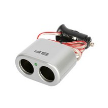 삼진퍼스트 SF 2구소켓 / 12V/24V겸용 멀티소켓, 삼진 SF2구소켓 블랙