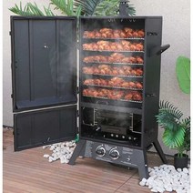 업소용 대형 훈연 바베큐 그릴 야외 훈제 치킨 통삼겹, 숯불 훈제세트 1