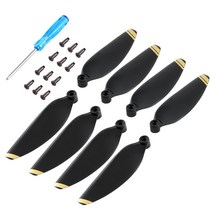 OIOI DJI Mavic Mini 2 4726F 미니 드론 교체용 프로펠러용 8PCS 프로펠러, 블랙 골드