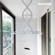 하드웰 천장 베란다 빨래건조대 PVC봉 2단 표준형, PVC봉 표준형