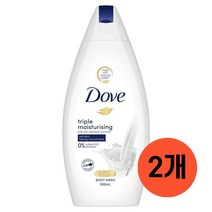 도브 Dove 바디 워시 트리플 모이스쳐라이징 500ml 2개