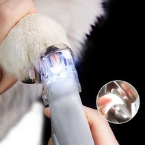 셀프 안전한 강아지 고양이 깎이 LED 반려동물 다듬기 발톱 깎기 애완용, LED반려동물발톱깎기