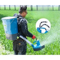 트랙터 비료 살포기 퇴비 사료 충전식 주입기, 사각노즐 12ah, 1개