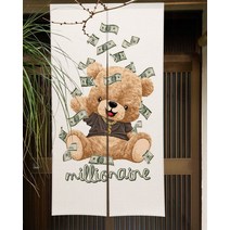 커튼 블라인드 다이소커튼 재미 있고 귀여운 고양이 식당 장식 파티션 드레이프 주방 입구 걸이형 하프 세트, 95x180cm, 20 CTS00773