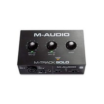 M-Audio M-Track 솔로 USB 오디오 인터페이스, 01.1개의 마이크 입력_01.인터페이스 전용