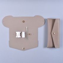 레더키트 가죽공예diy키트 사피아노 필통만들기, 베이지