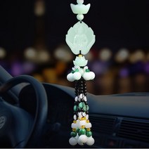자동차 펜던트 쥬얼리 고급 옥 장식 차 인테리어 소품