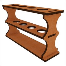 4구 나무 시험관대