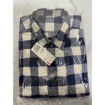 유니클로 남성 플란넬 체크 셔츠 (긴팔 가을 겨울 캐주얼 소프트 기모) 441776