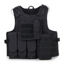 방탄조끼 방탄복 전술 기어 플레이트 캐리어 조끼 군사 사냥 페인트 볼 장비 야외 airsoft 전투 갑옷 molle 폭행 cs 조끼, 검은색