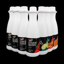 스위트코리아 에이드 농축액 자몽/오렌지/레몬 외 과일 7종 모음/ 에이드 베이스 과일원액 1병, 5. 딸기