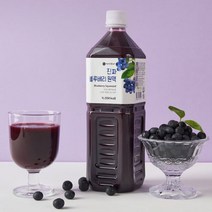 [풍성한] 국내산 진짜 블루베리 100% 원액, 1개, 1000ml