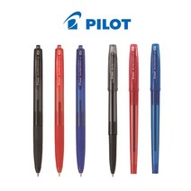 파이롯트 슈퍼그립G SUPER GRIP G 볼펜, 캡식 1.0mm 블랙