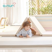 아누리 항균 플레이 국민 아기폴더매트 120x200, 항균/캔디그레이/120x200