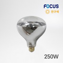 포커스 열전구 난방전구 히팅램프 축사전구 온열기전구, 250W