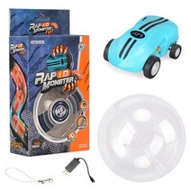 드리프트 오프로드 RC카 입문용 mini high speed rc car 360도 RC카, 푸른