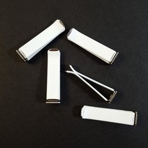 긴 사각 차량용 벤트 클립 ( 화이트 ) 석고방향제만들기 diy 재료, 1개