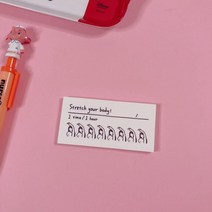 한달계획표 월간 스케쥴보드판 냉장고 월중행사및 계획표 50 시트 크리 에이 티브 스티커 메모 학생 주간 플래너 스티커 메모장 일기장 간단한 스타일 학교 문구, 100매 d