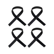 린드 DNA 루프 냅킨 링 4개 세트 Black anthracite