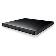 LG Electronics 8X USB 2.0 수퍼 울트라 슬림 휴대용 DVD 쓰기 드라이브 블랙 (GP65NB60), Drive_Black