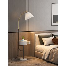 북유럽 장 스탠드 갓 조명 사이드 테이블 거실 탁자 플리츠 이케아 을지로 전등 침실 활장 수납 롱 로비 카페 스탠딩 수입 플로어 램프 호텔 식물등, E 삼색 조명