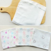 [무루땅콩기저귀] [무루]출산준비 손수건 세트, 캐릭터손수건:병아리, 캐릭터손수건:병아리