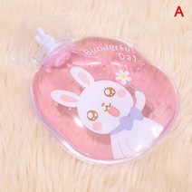 10 종류 뜨거운 물 병 따뜻한 배꼽 보물 만화 따뜻하게 채워진 미니 폭발 방지 휴대용 겨울 재사용 가능한 손, [01] WHITE