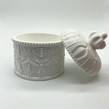 BOOWAN NICOLE 콘크리트 양초 항아리 금형 입체 모양 틀 뚜껑 포함 제작 시멘트 보관 냄비 실리콘 몰드 DIY 용기 만들기 도구, Jar 1