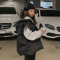 떳다그녀 에스미 프릴 패딩 베스트