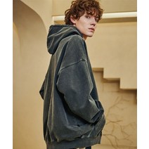 [빠른출고]/꼼파뇨 [950g] 피그먼트 가먼츠 절개 후드 스모크블랙