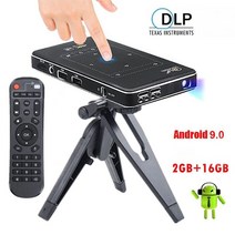 천체투영기 조명 디스크 4세대 4k 프로젝터 미니 와이파이 안드로이드 프로젝터 full hd 1080p led 비디오 시네마 for home beamer pr47004, 2g브롬 16g브롬, au 플러그