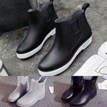 우비 구두 여자신발 플랫슈즈 짝꿍닷컴 첼시부츠 로퍼 장마철신발 여자장화 여성워커 W36355A