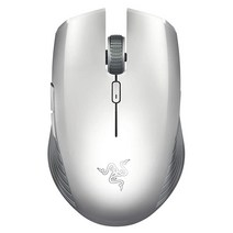 Razer 아테리스 양손겸용 무선마우스 7200DPI 광학센서 350시간 배터리 수명 USB 무선 블루투스 연결 머큐리 화이트