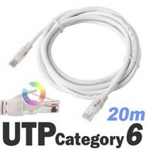 soooooo몰_DAUTP14G 20m UTPCAT6 랜 케이블 통신 UTP 랜선 네트워크공사 FTP 서버실LAN UTP제작용_더수sSHOP, 무옵션_상품_입니다_