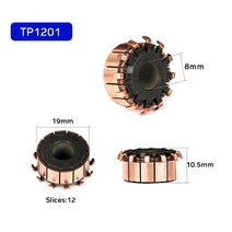 부품 마이크로 드릴 전기자 반전 수집기용 구리 막대 교류 발전기 모터 2 개 톤 황동 엔진 수집기, [07] TP1201