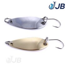 마이크로 스푼 2.5g 3cm - JJB114 송어스푼 송어 배스, 02 - 실버