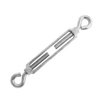 주물 턴버클 1/4 와이어로프 연결 환봉타입