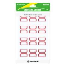 유니온플러스 unionplus 일반견출지(2105/적색) UL-2105RD 24x32mm 1개, 적색