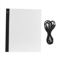드로잉패드 LED A3 A4 A5 패드 그래픽 전자쓰기 그림그리는 디지털 태블릿 드로잉 라이트 박스 USB 쓰기 복사 보드 아트 스케치 페인팅 테이블, [01] Black