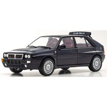 KYOSHO 쿄쇼 KS08343SC 1/18 란치아 델타 HF 인테그라레 클럽 이탈리아 다크블루 [다이캐스트 미니카], 단일