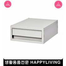 사무용품정리 좋은 중형1단 서랍 사무용품쇼핑몰 책상정리 투명수납함